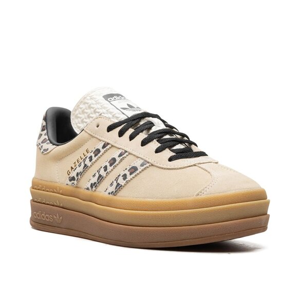 [almost NEW] Women's adidas Gazelle Bold Shoe 'Cream White' JI1370 - Picture 3 of 5
